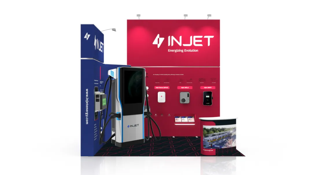 Injet New Energy's Booth at the London EV show 2024